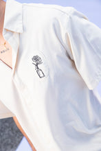 Load image into Gallery viewer, Dusty white flower embroidered patch
