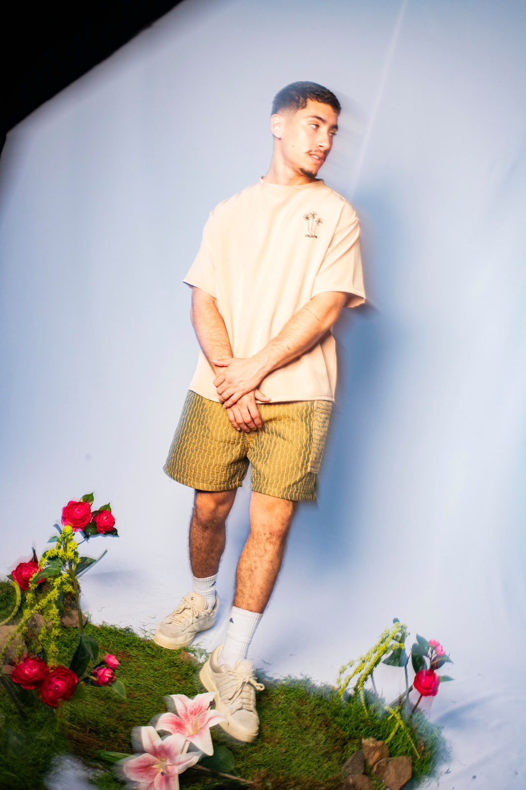 Nude embroidered SKAPA-T