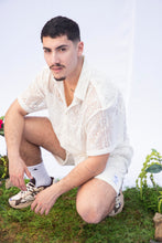 Load image into Gallery viewer, Lace off white short
